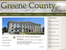 Tablet Screenshot of co.greene.ia.us